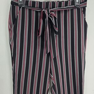 Chic Striped Women's Trousers